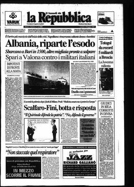 Il lunedì de La repubblica